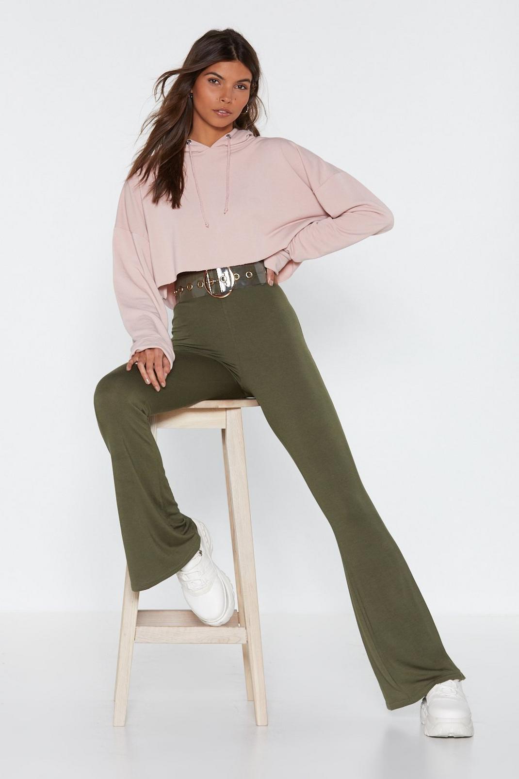 Flare For You High-Waisted Trousers image number 1