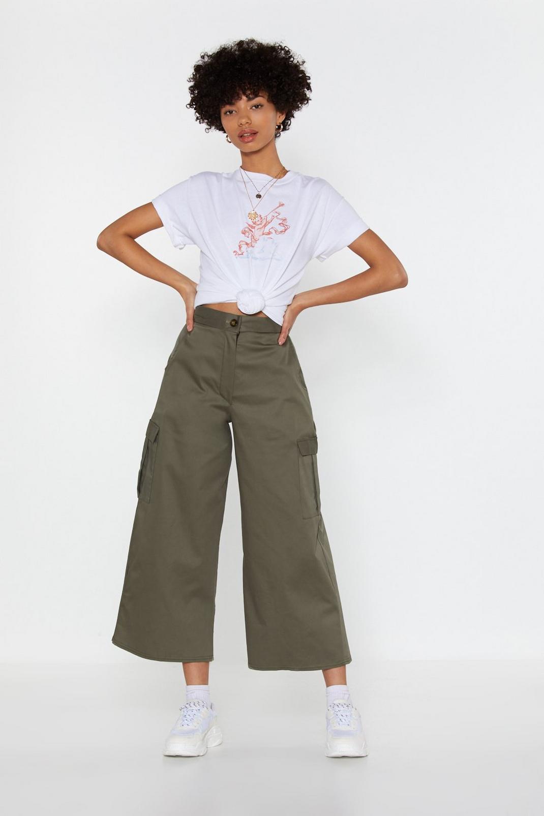 Cargo Culotte Trouser image number 1