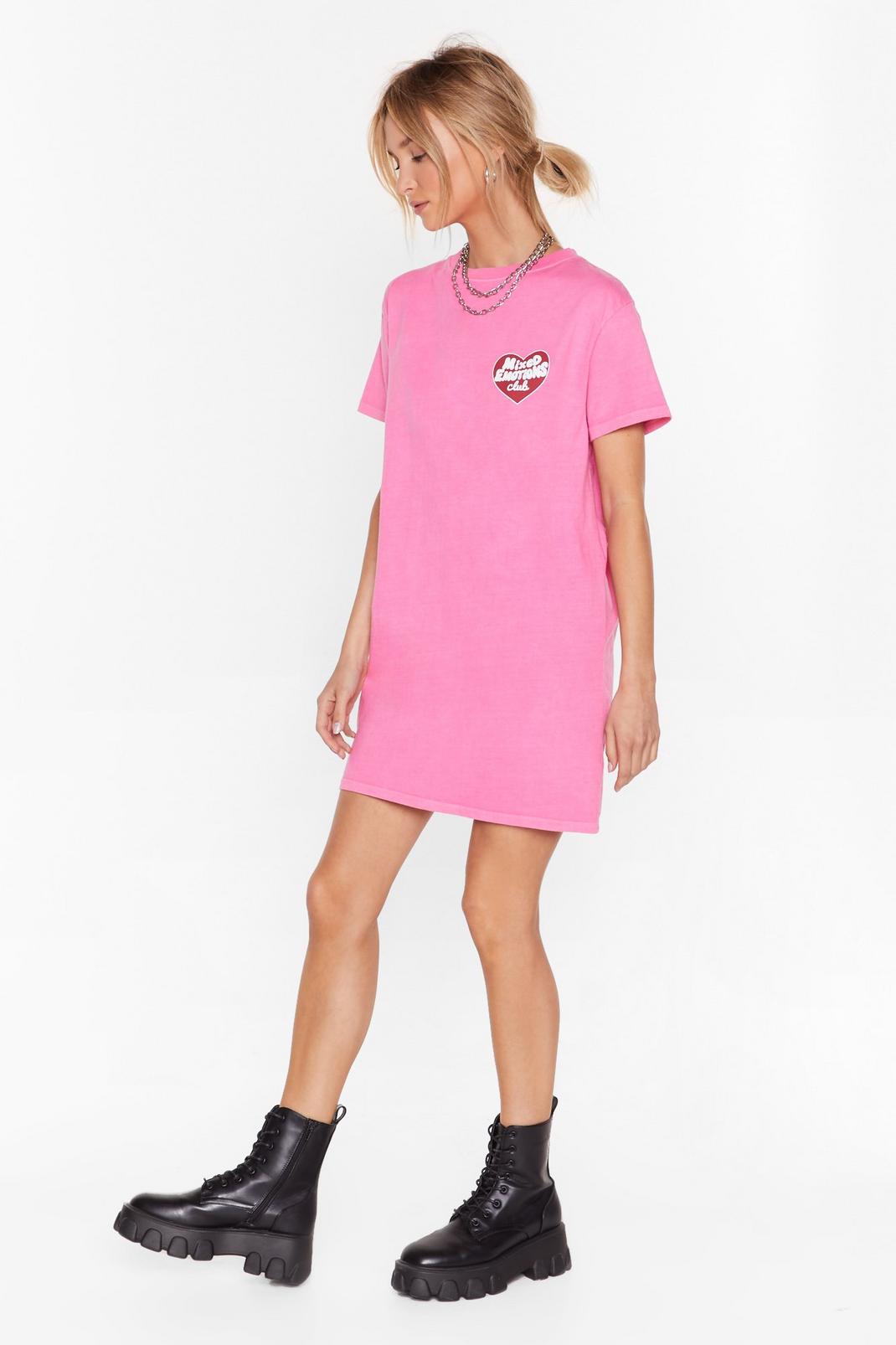 Mixed Emotions Relaxed Tee Dress image number 1