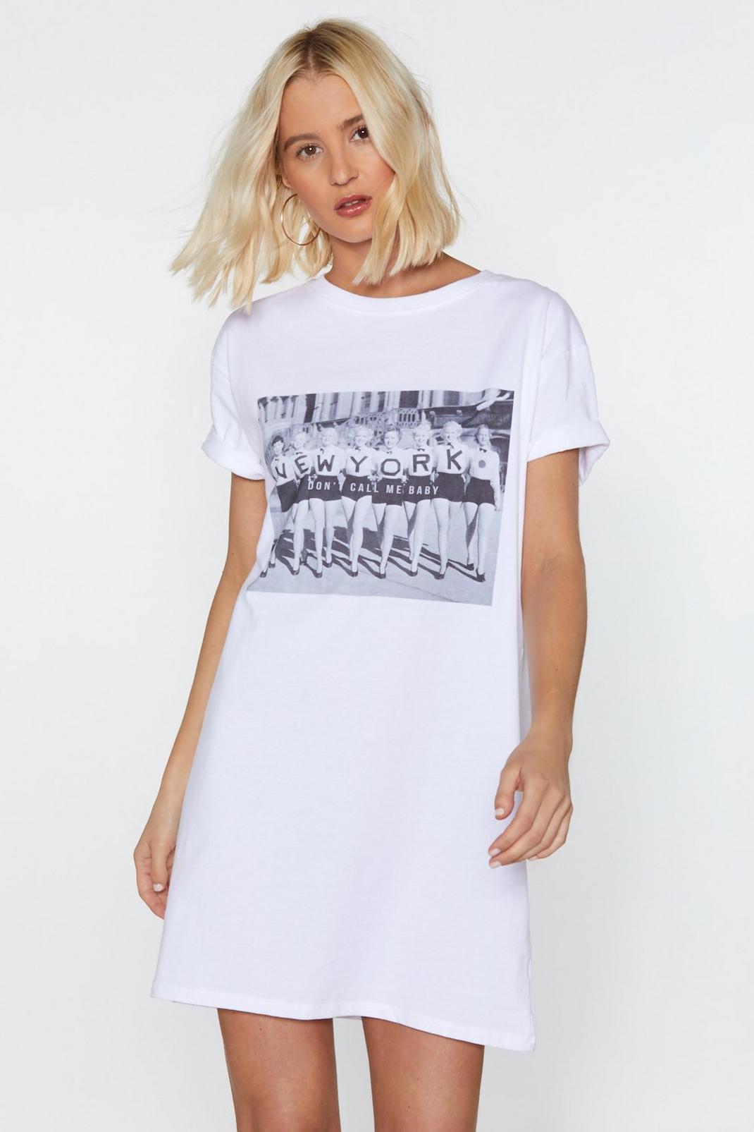 Don't Call Me Baby Relaxed Tee Dress image number 1