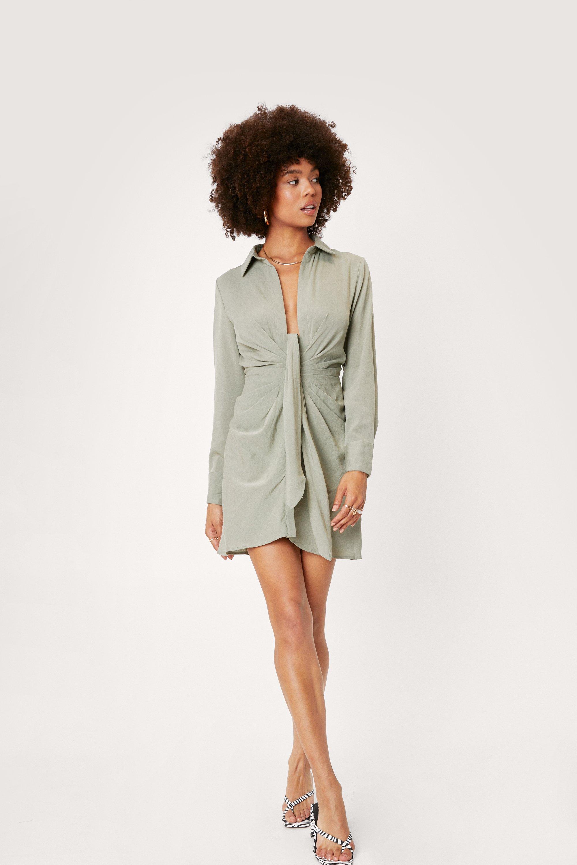 Robe chemise nasty gal 2025