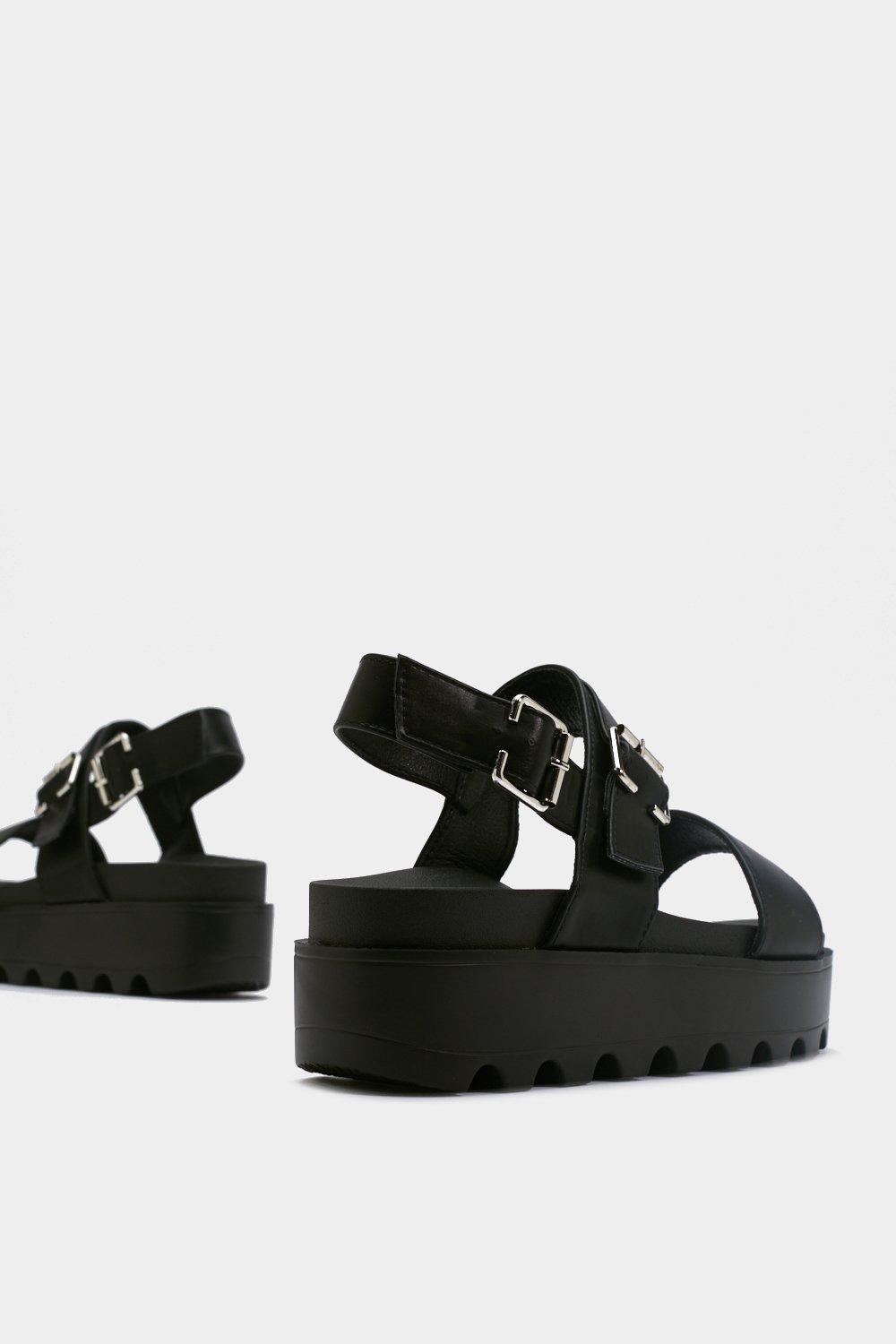 Nasty gal platform store sandals