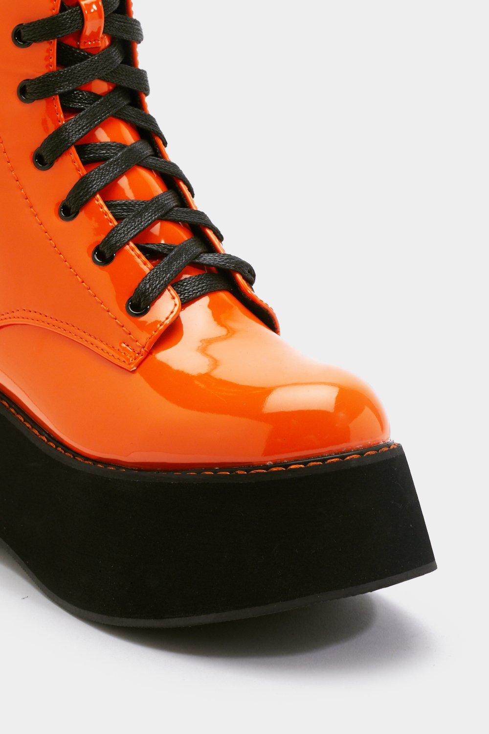 Next Level Patent Hiker Boots Nasty Gal