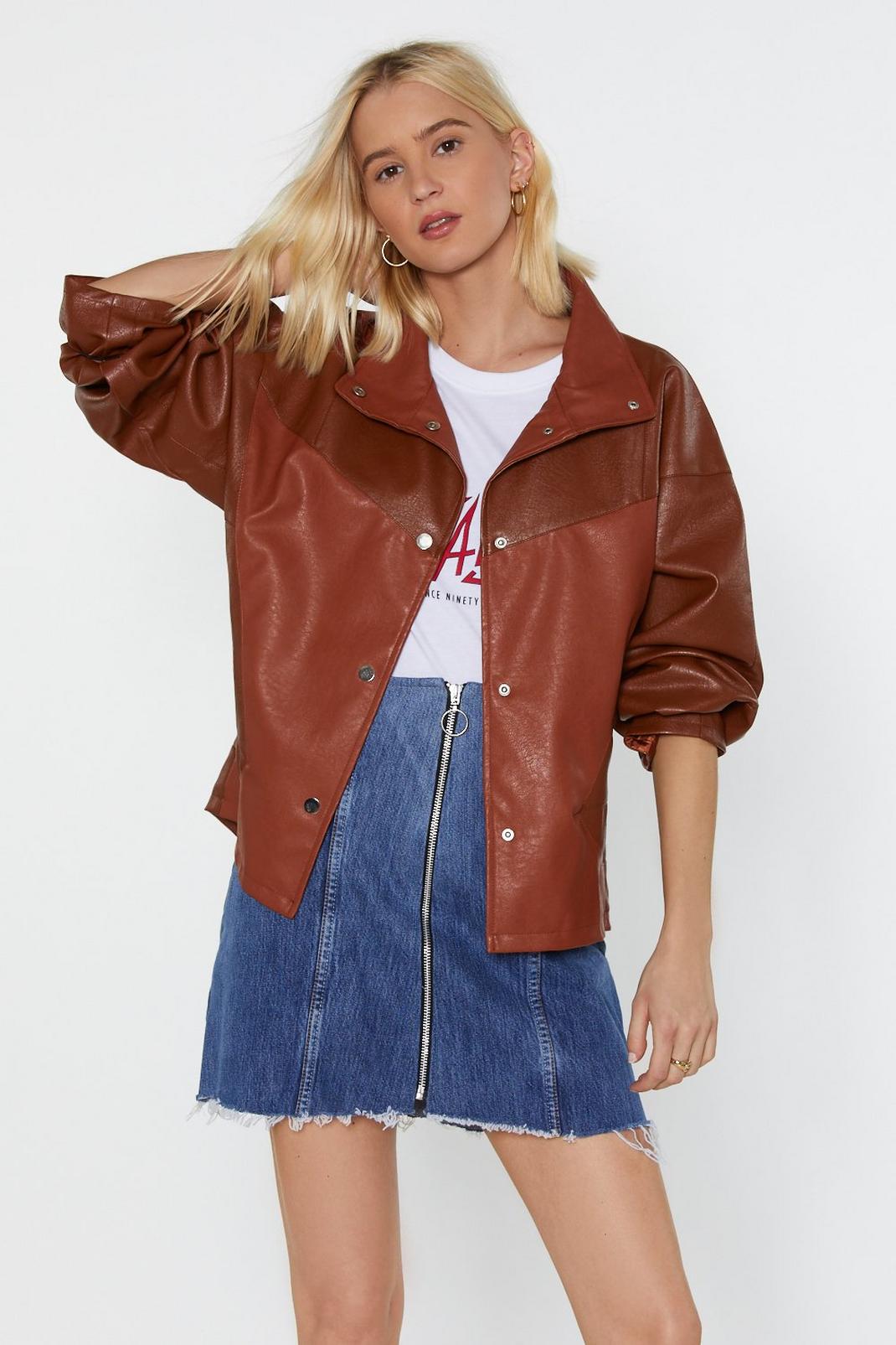Wing It Faux Leather Jacket image number 1