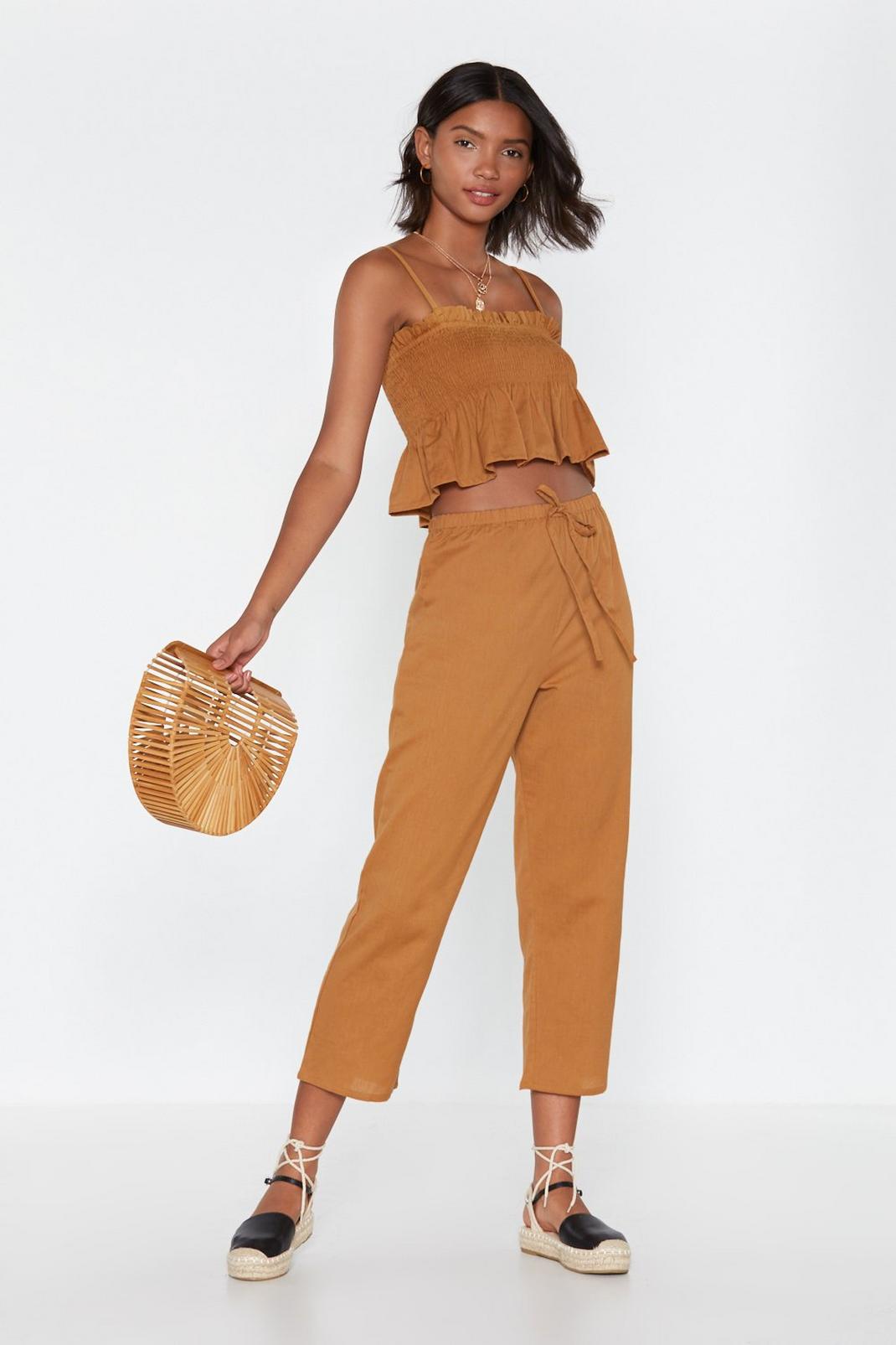 High Waisted Wide Leg Culottes image number 1