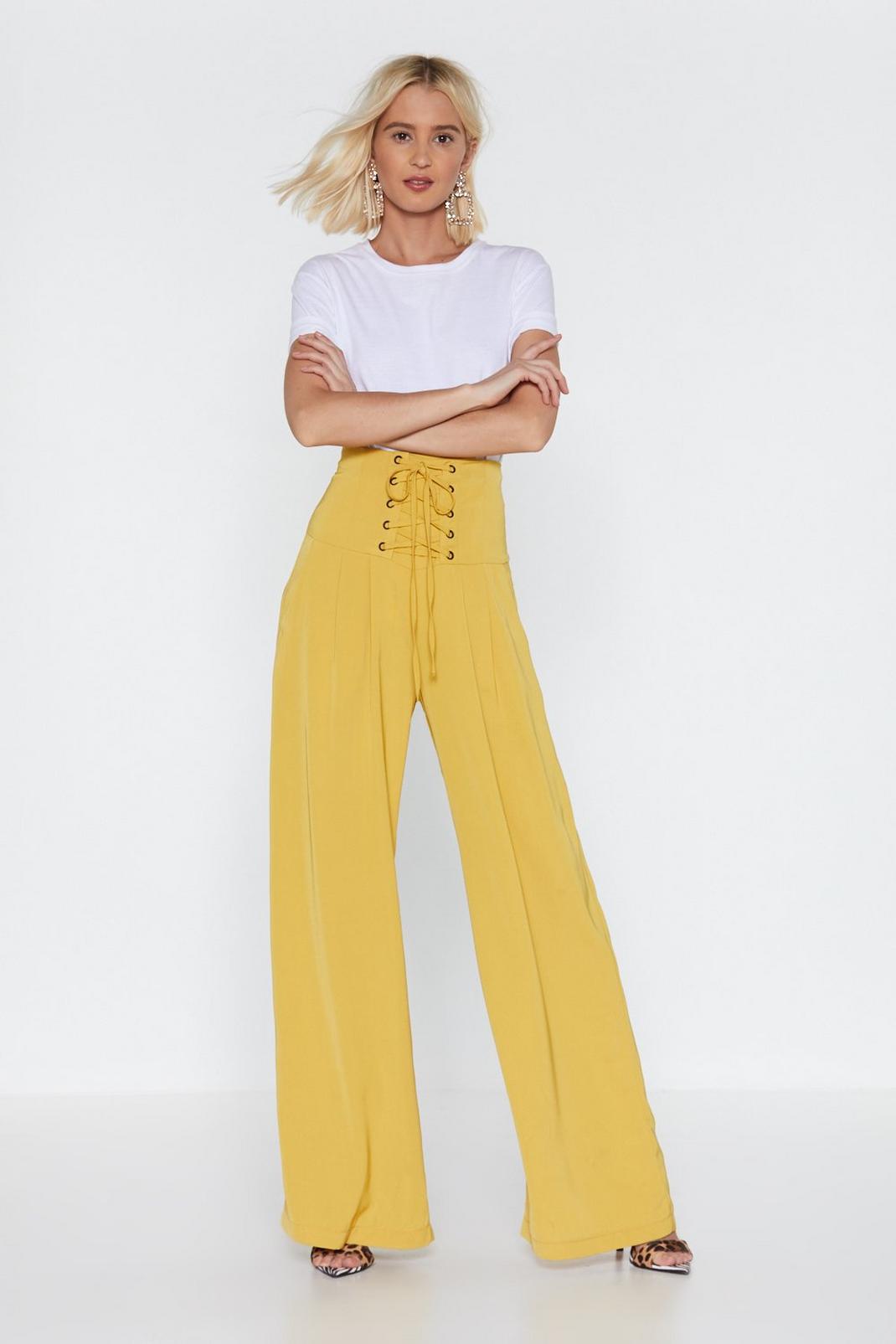 Call It a Tie Wide-Leg Pants image number 1