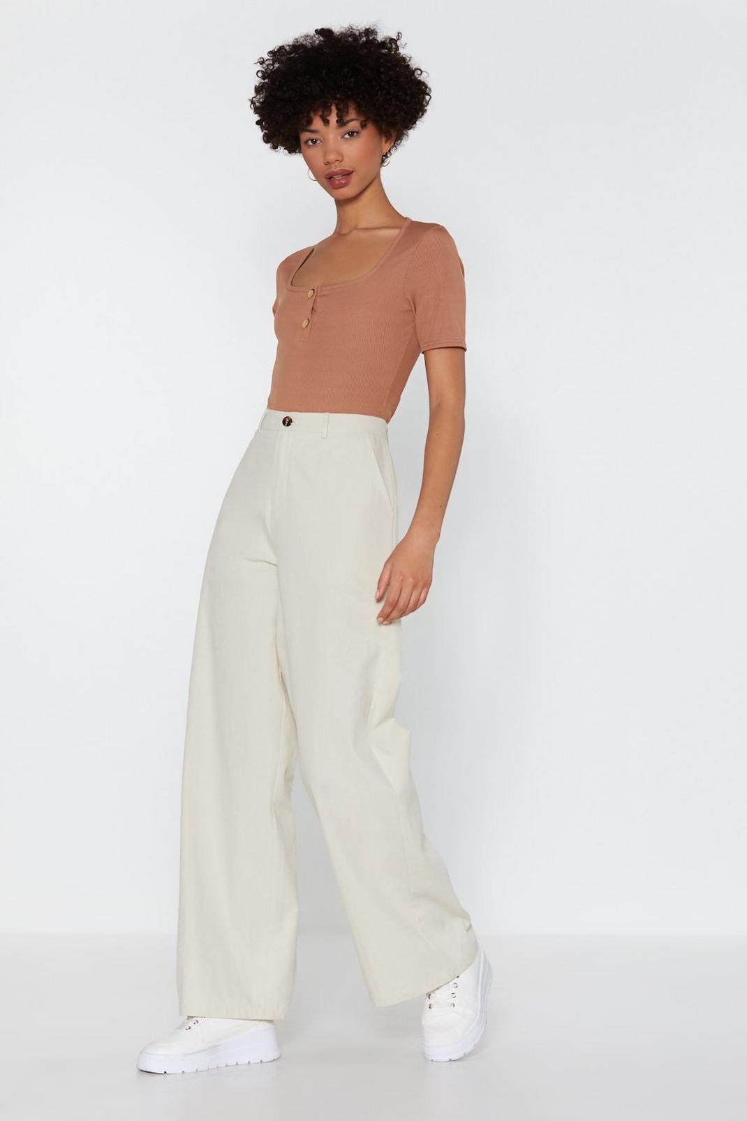 Come and Hang Wide-Leg Trousers image number 1