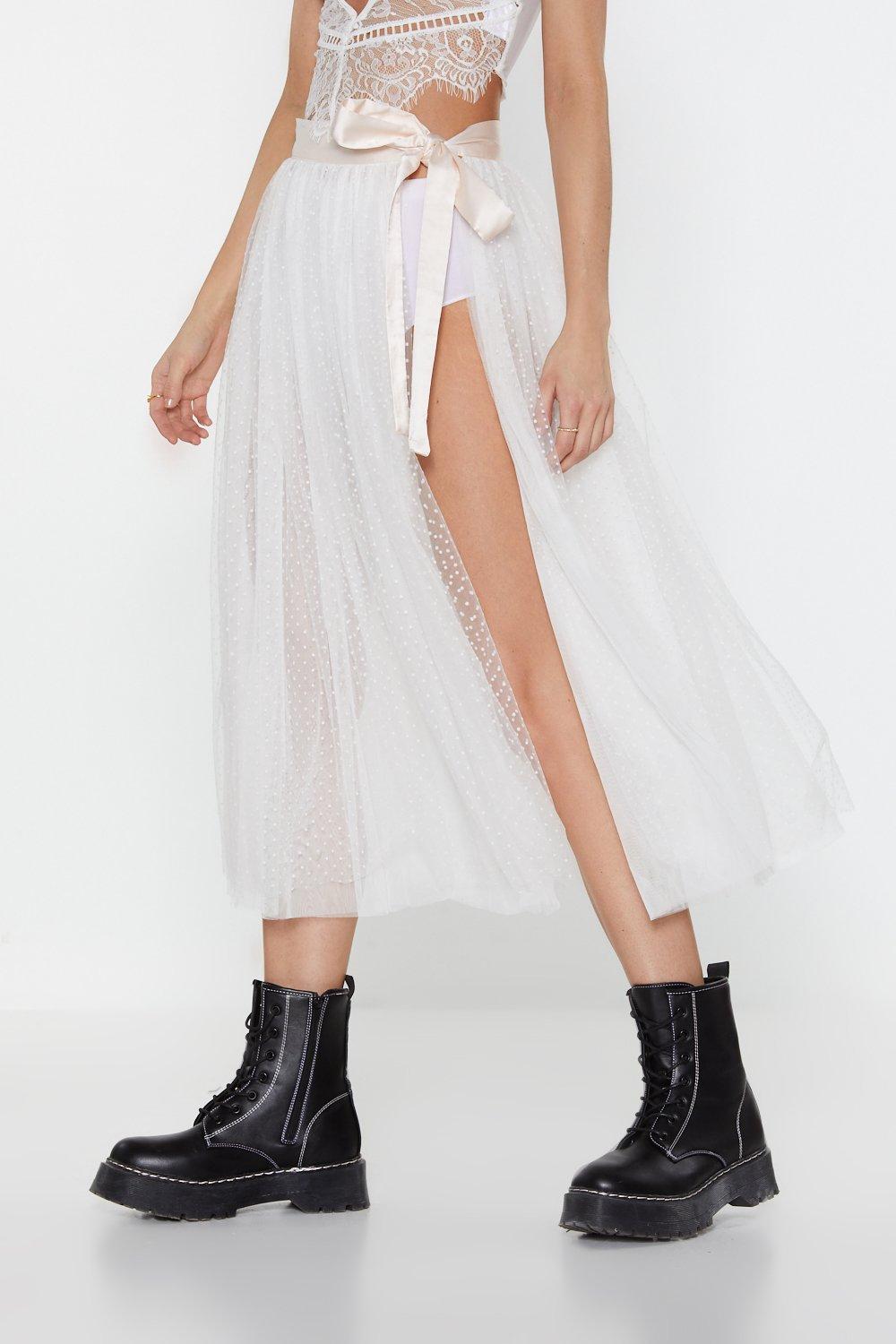 More Tulle You Wrap Midi Skirt