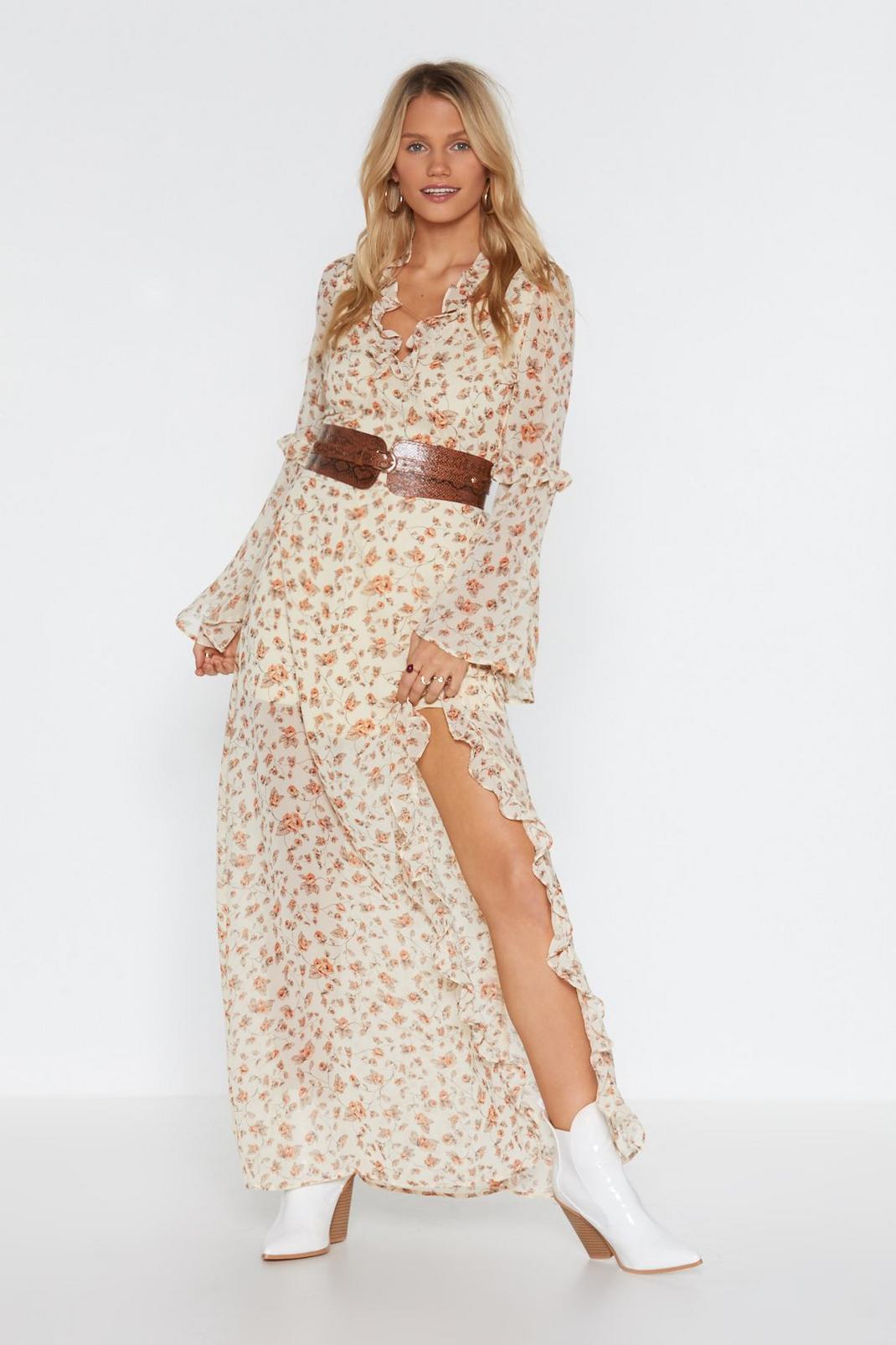 Get the Grow Ahead Ruffle Maxi Dress image number 1