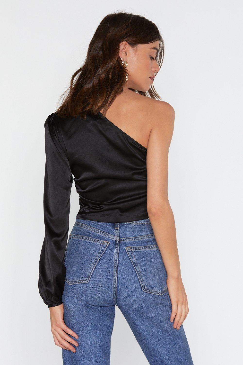Do You Be-sleeve One Shoulder Top | Gal