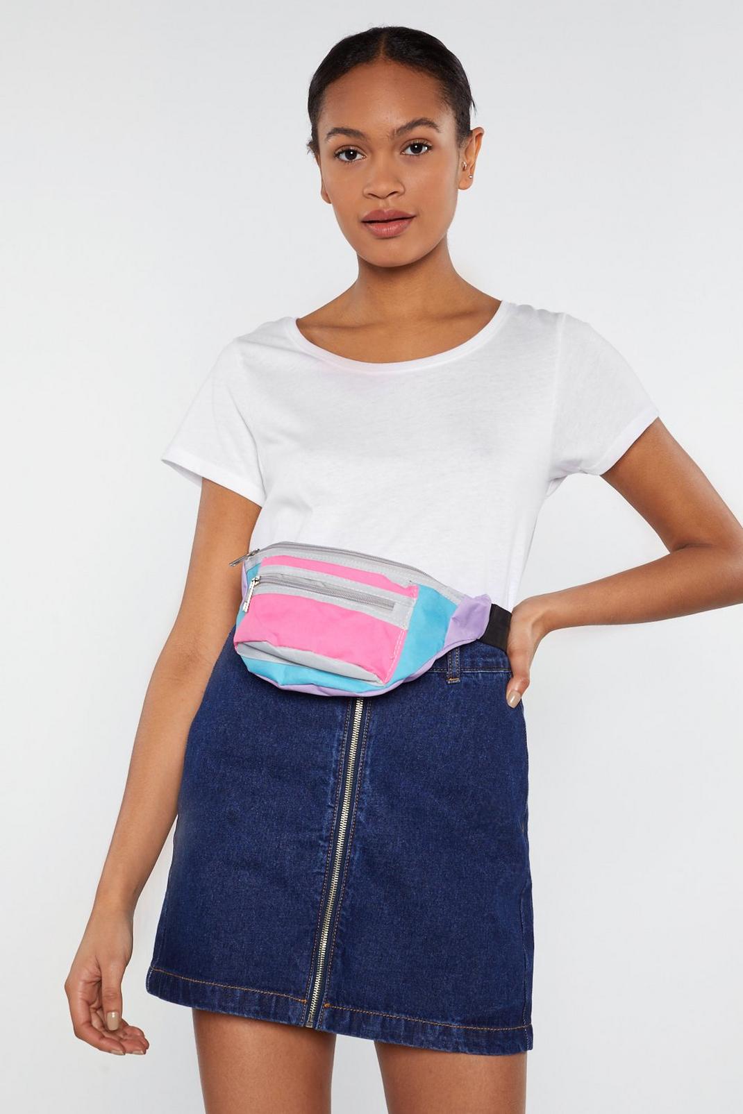 WANT In Your Primary Colorblock Fanny Pack image number 1