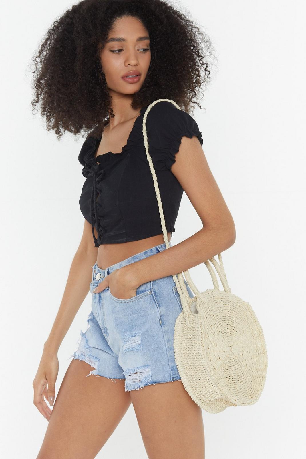 WANT Another Round Woven Shoulder Bag image number 1