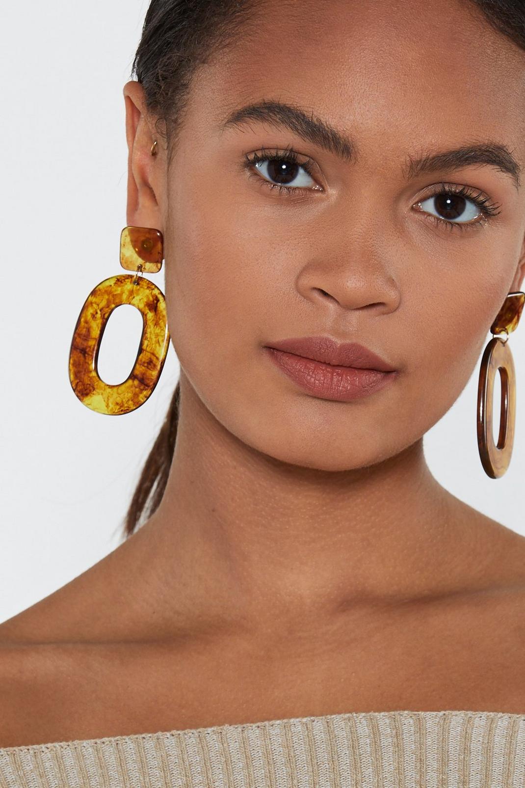 To Shell With That Tortoiseshell Earrings image number 1