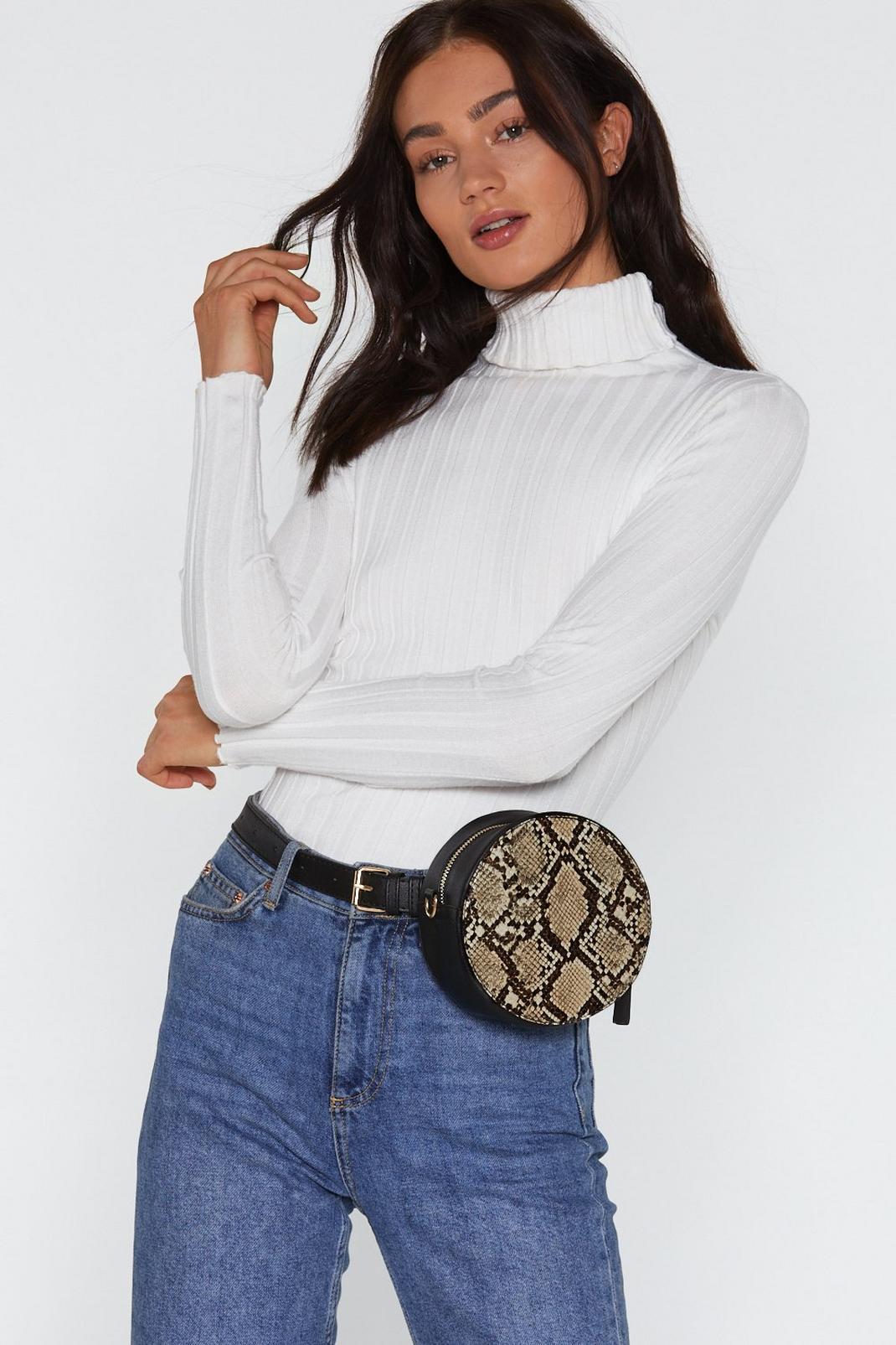 WANT Fangs to You Snake Belt Crossbody Bag image number 1