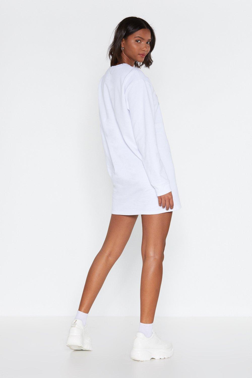 Nasty gal best sale sweatshirt dress