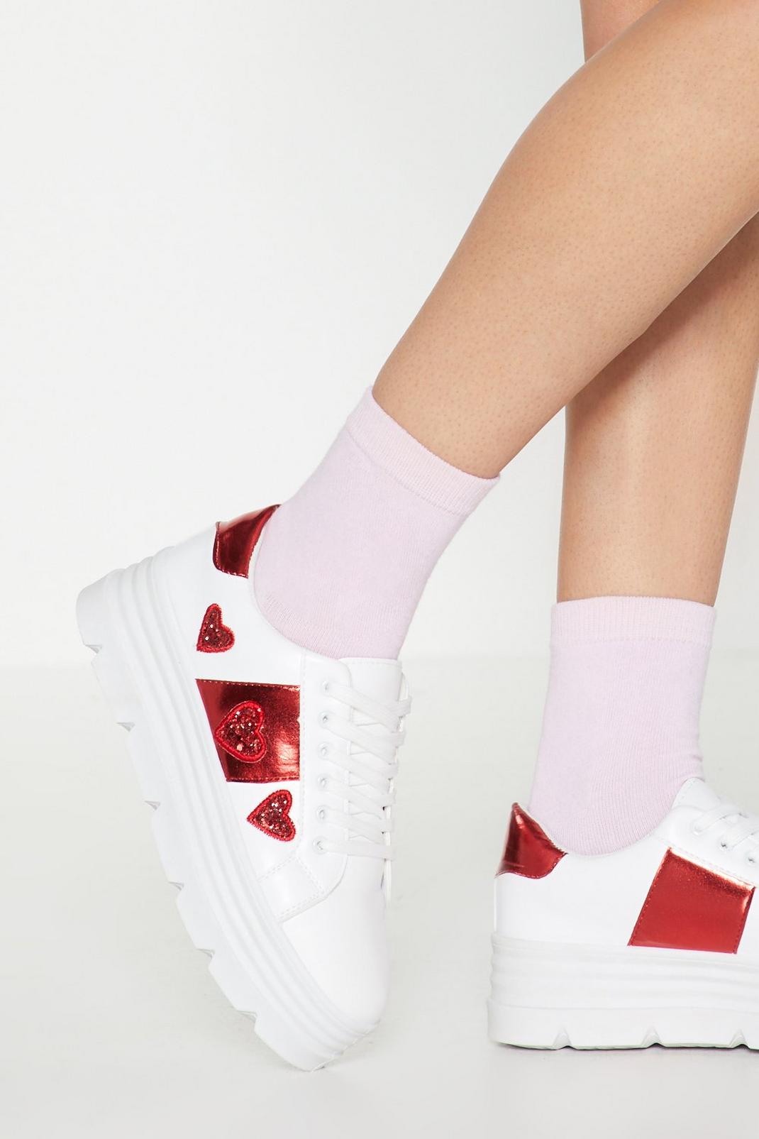 Down to a Fine Heart Platform Sneaker image number 1