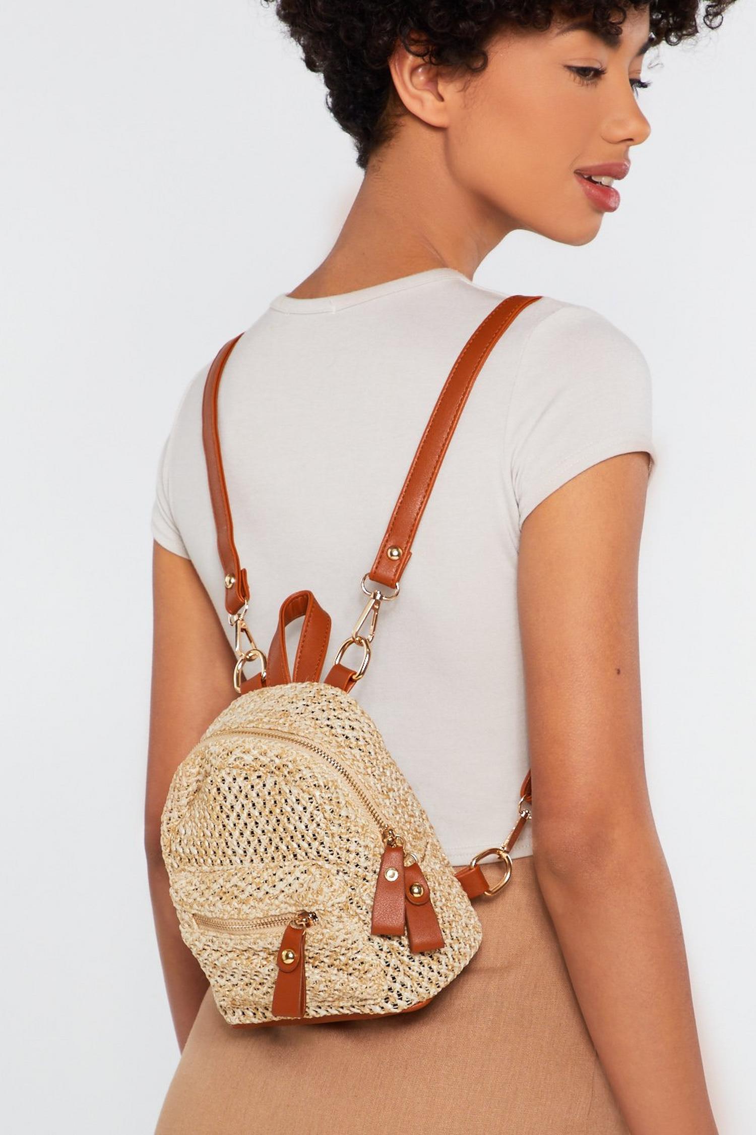 WANT Can't Help Falling in Woven Backpack | Nasty Gal