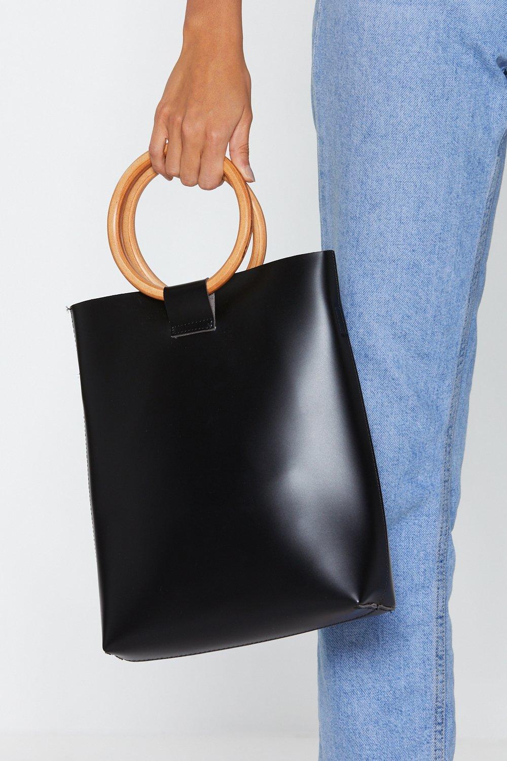 tote bags with wooden handles