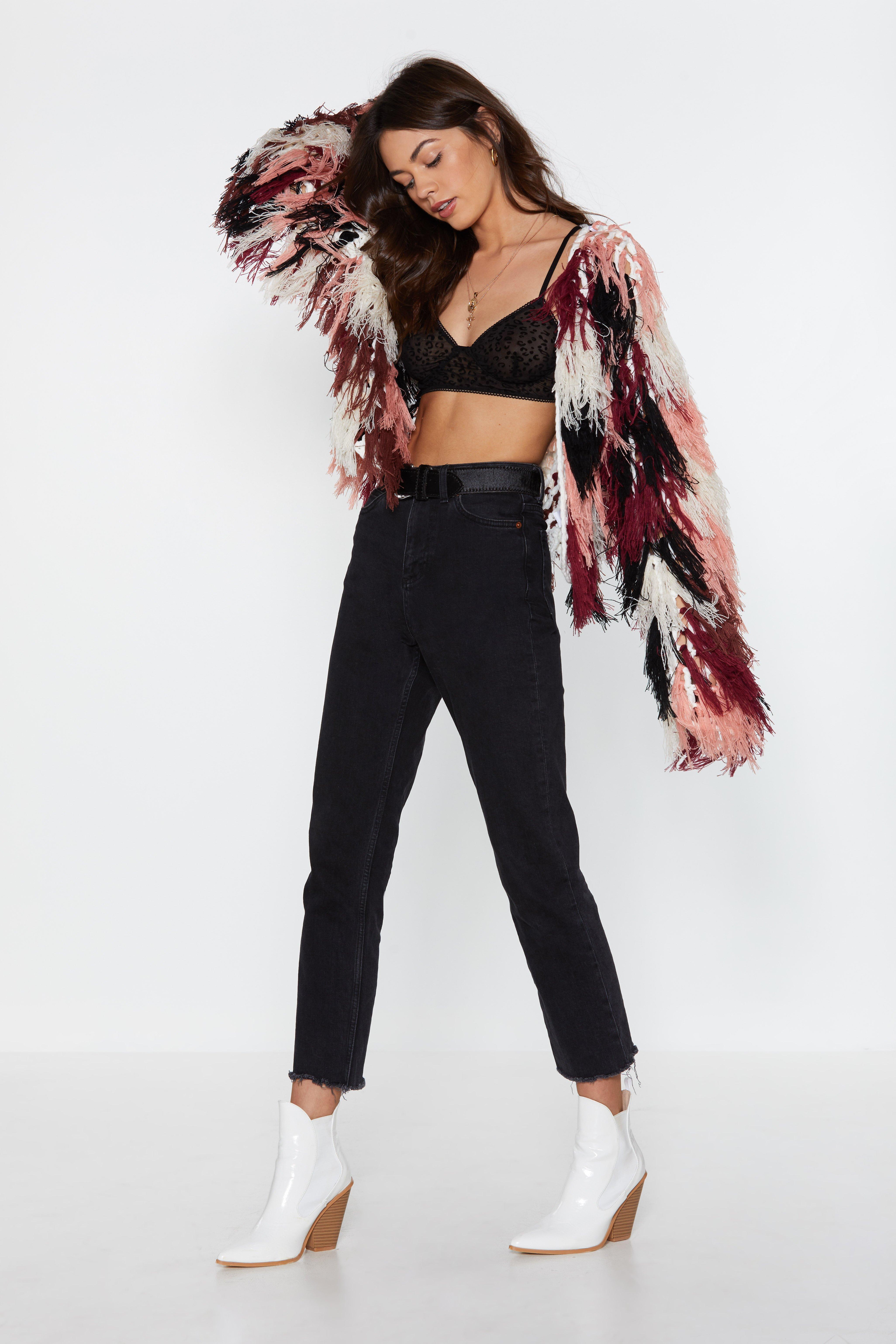 Nasty gal hotsell shaggy cardigan