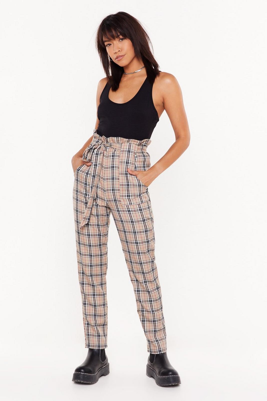 Let's Take a Rain Check Paperbag Trousers | Nasty Gal