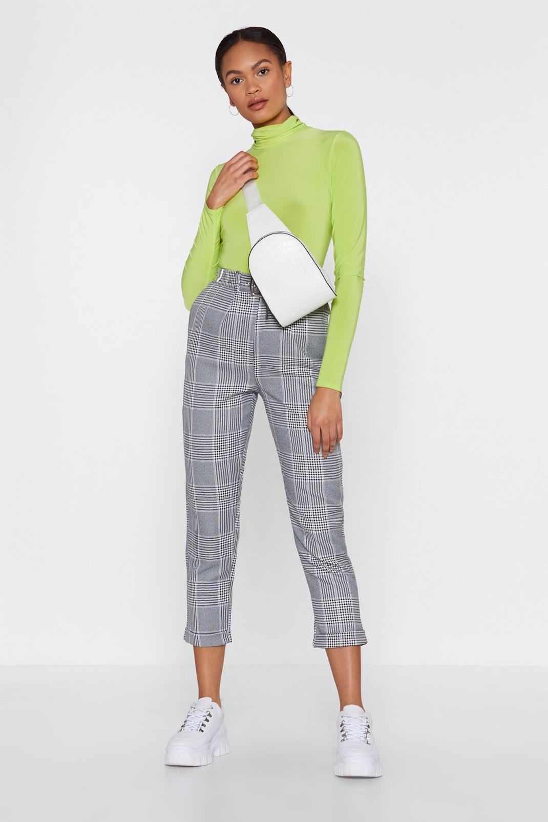 Houndstooth Hurts Tapered Pants image number 1