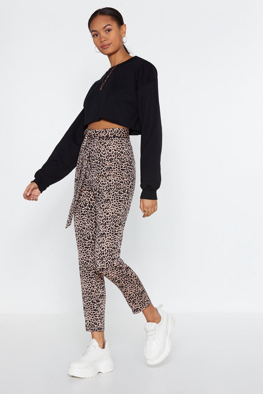 Quick to React Leopard Pants image number 1