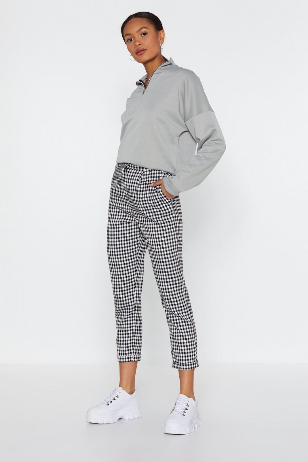 Square Do's Gingham Pants image number 1