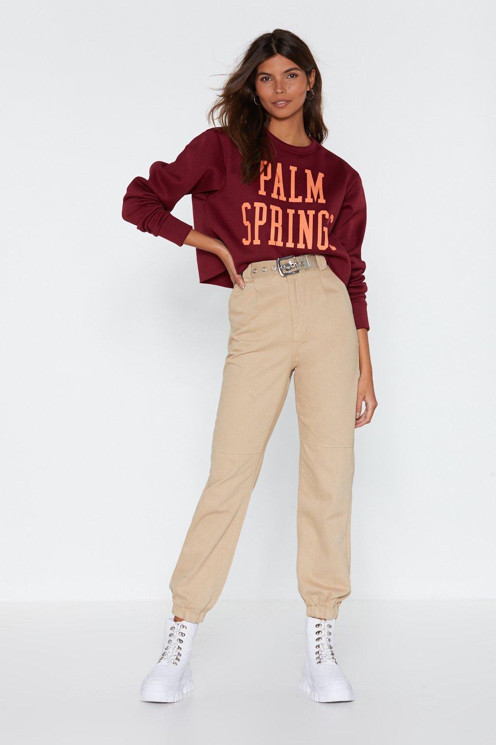 Palm Springs Cropped Sweater