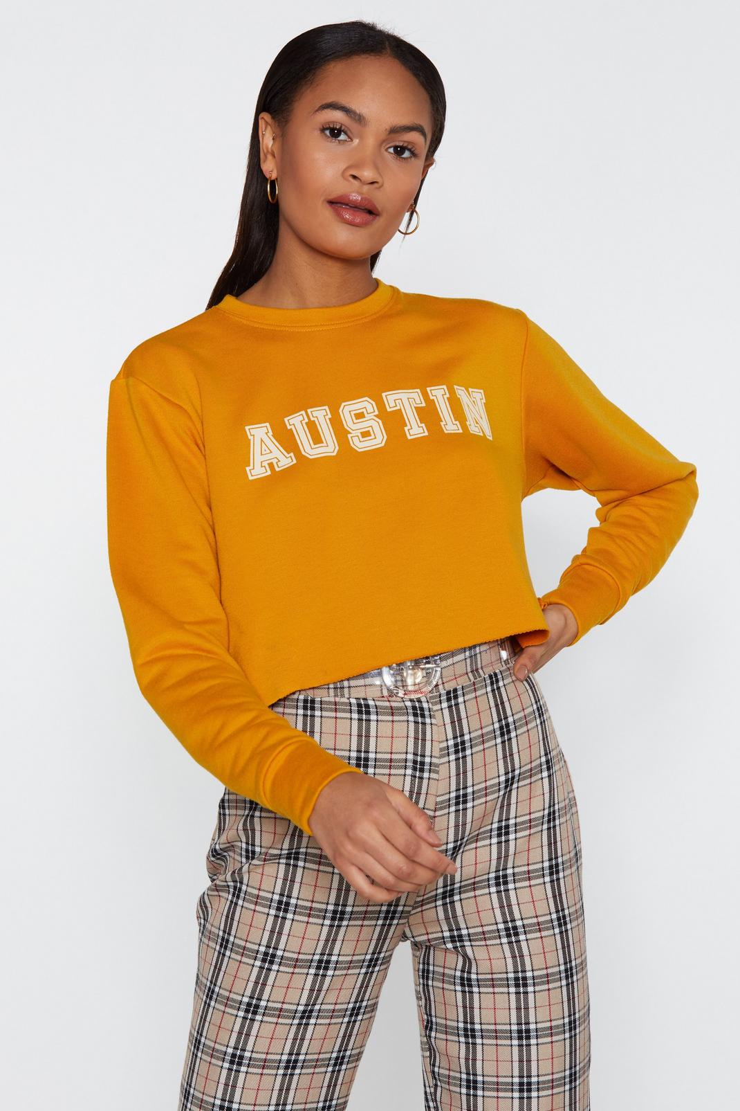 Austin Cropped Sweatshirt image number 1