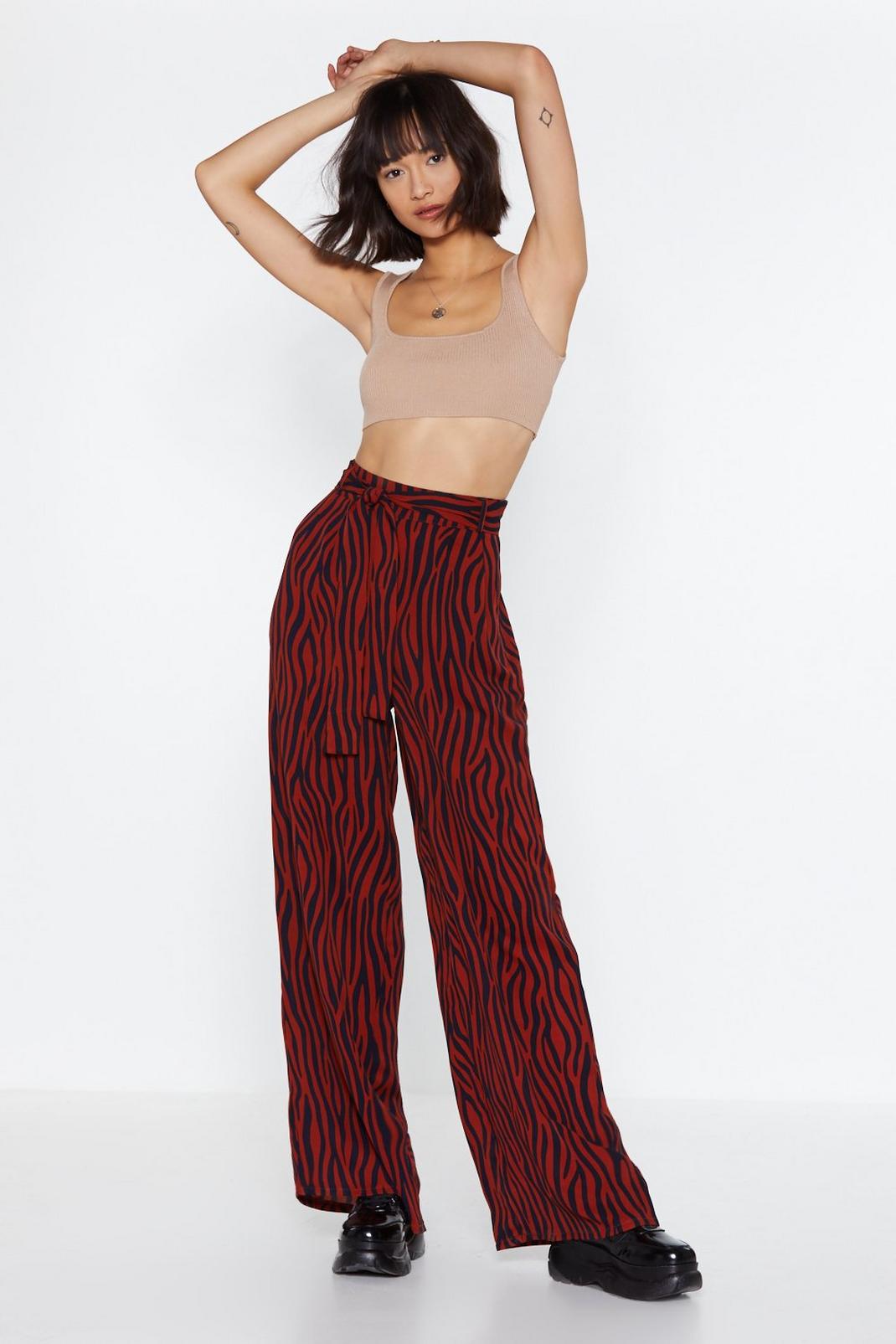 Wide Oh Wide Zebra Trousers image number 1