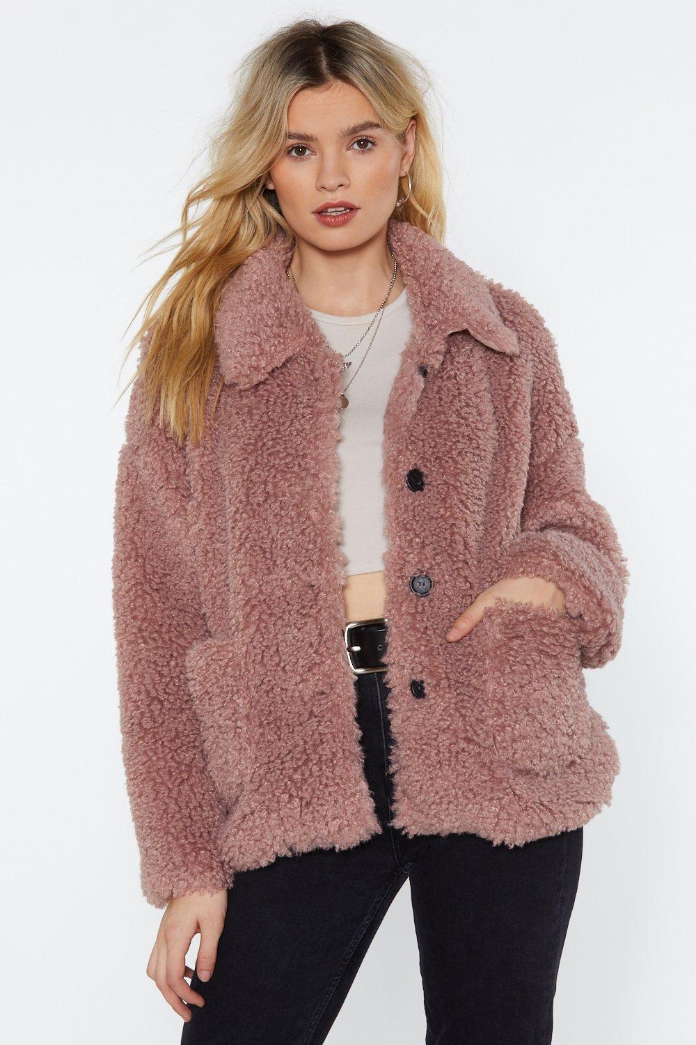 teddy jacket buttons