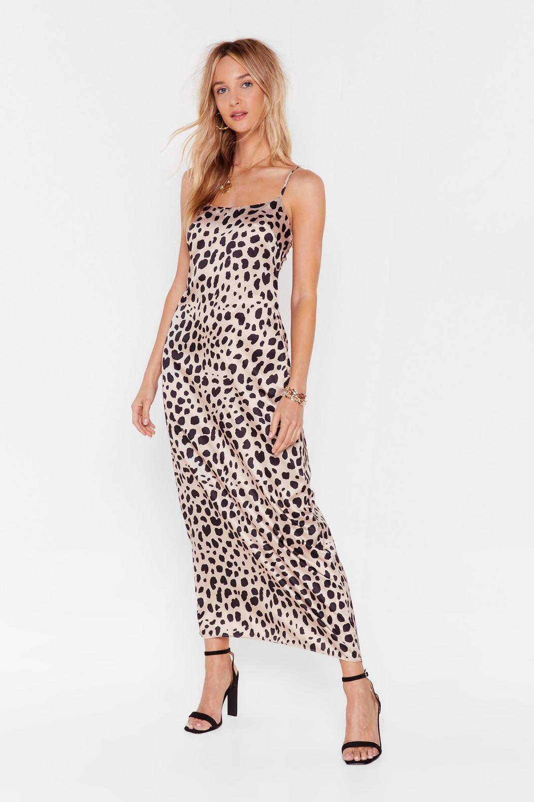 Champagne Paws and Reflect Dalmatian Slip Dress image number 1