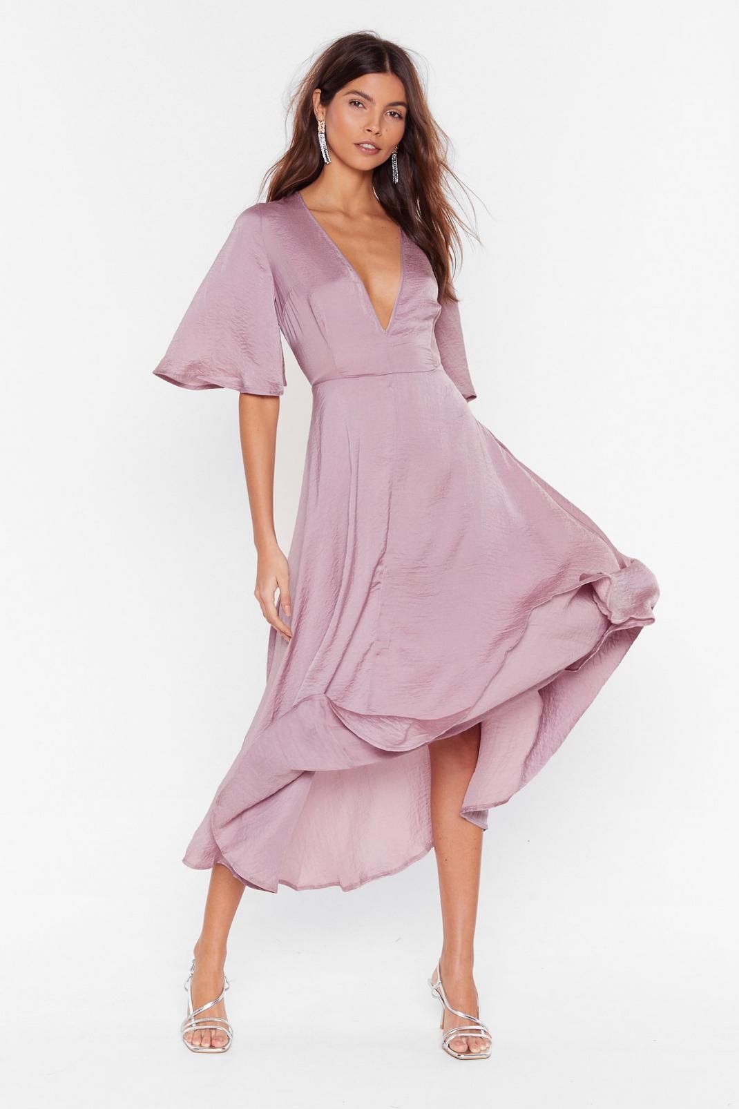 Give It a Whirl Plunging Dress | Nasty Gal