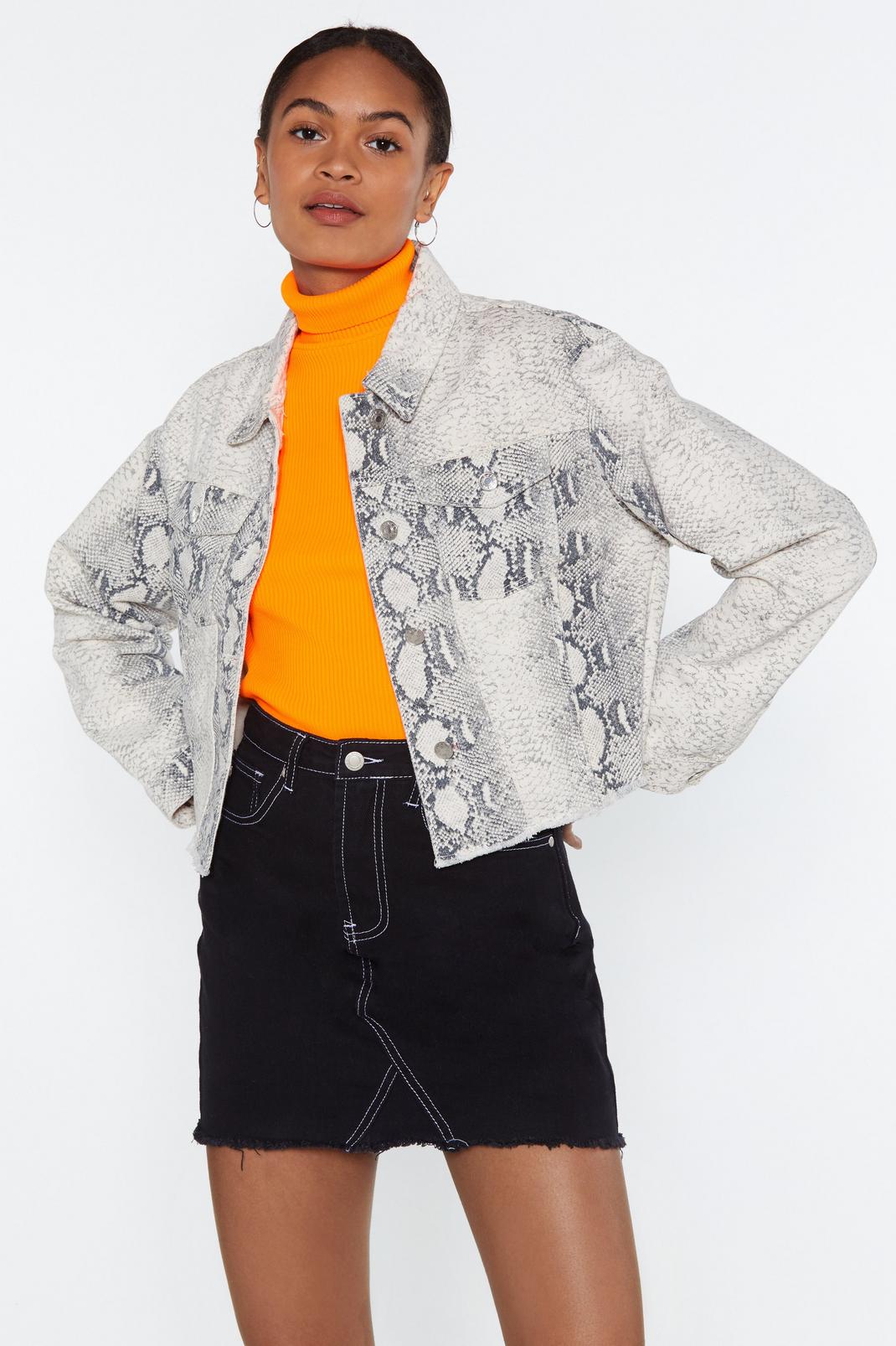 Are You Ready For Hiss Snake Denim Jacket | Nasty Gal