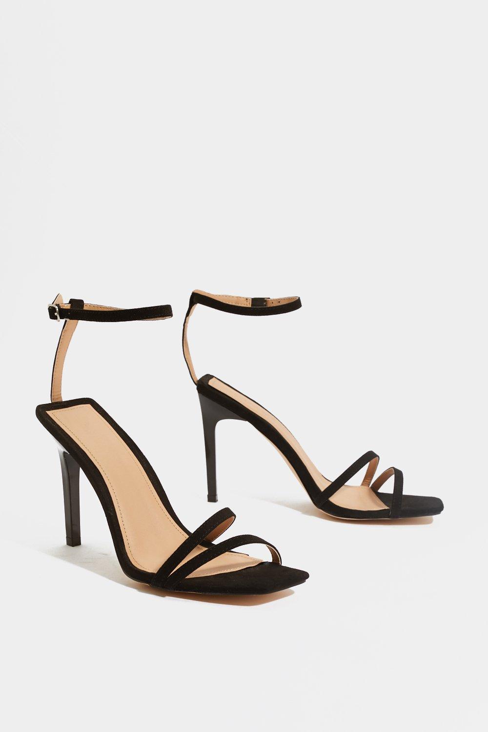 square stiletto heels