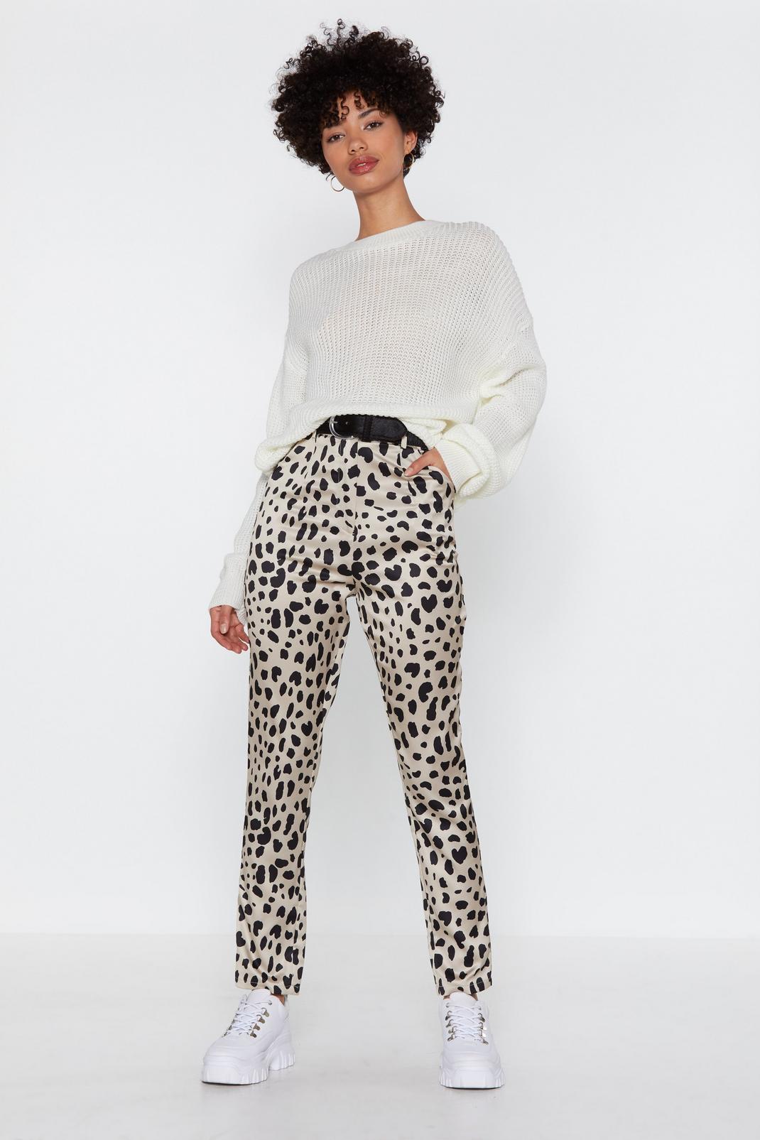 Don't Spot Tapered Dalmatian Pants image number 1