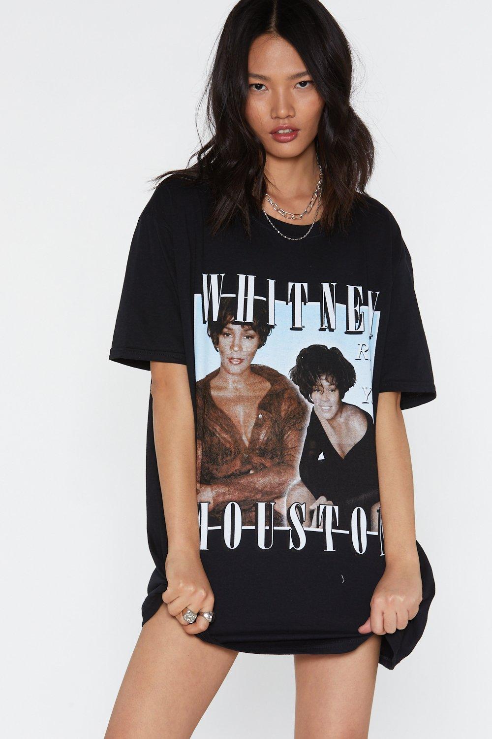 Whitney houston sale tshirt dress