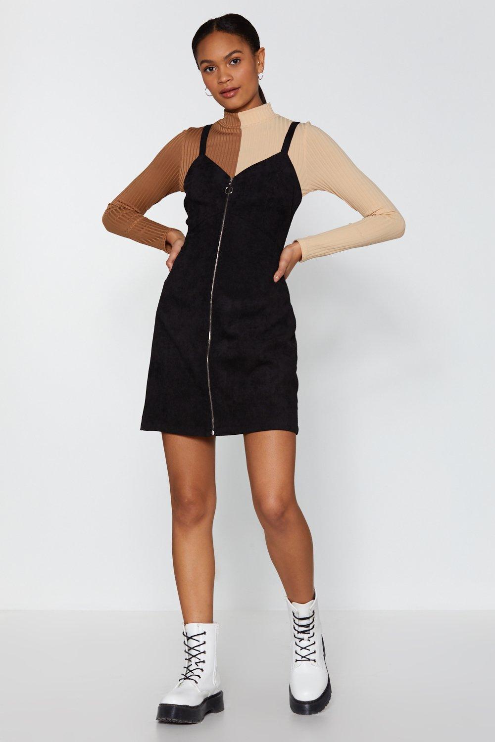 corduroy mini dress