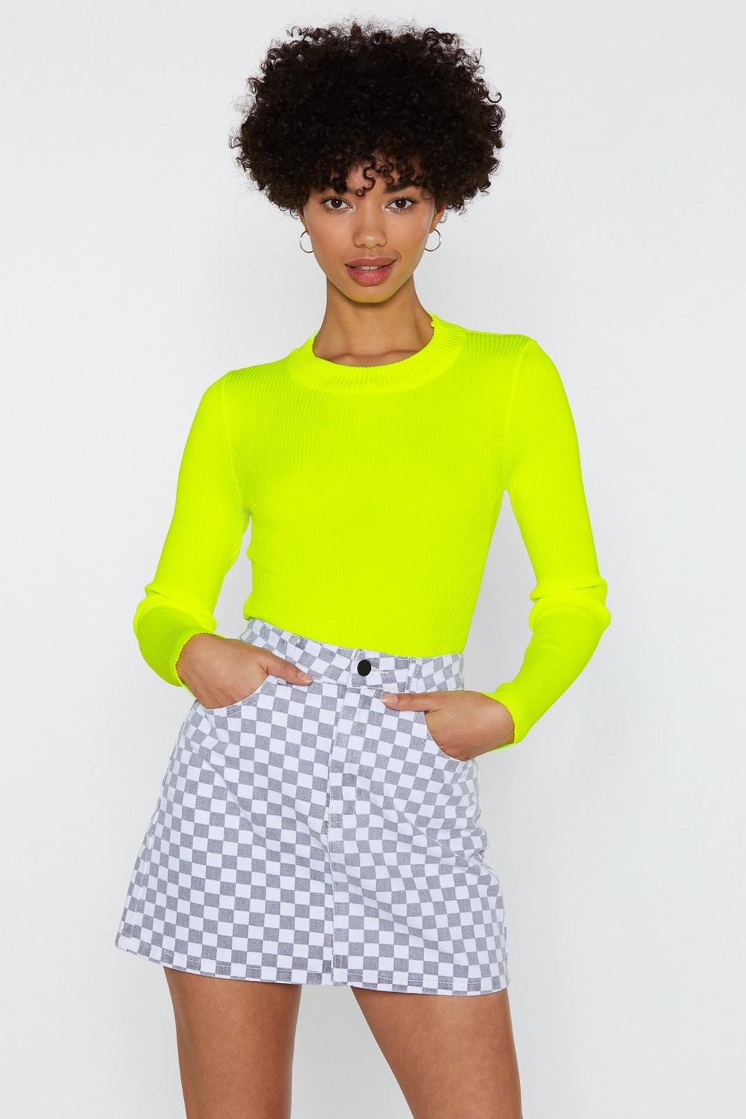 Bright Back Atcha Ribbed Sweater image number 1