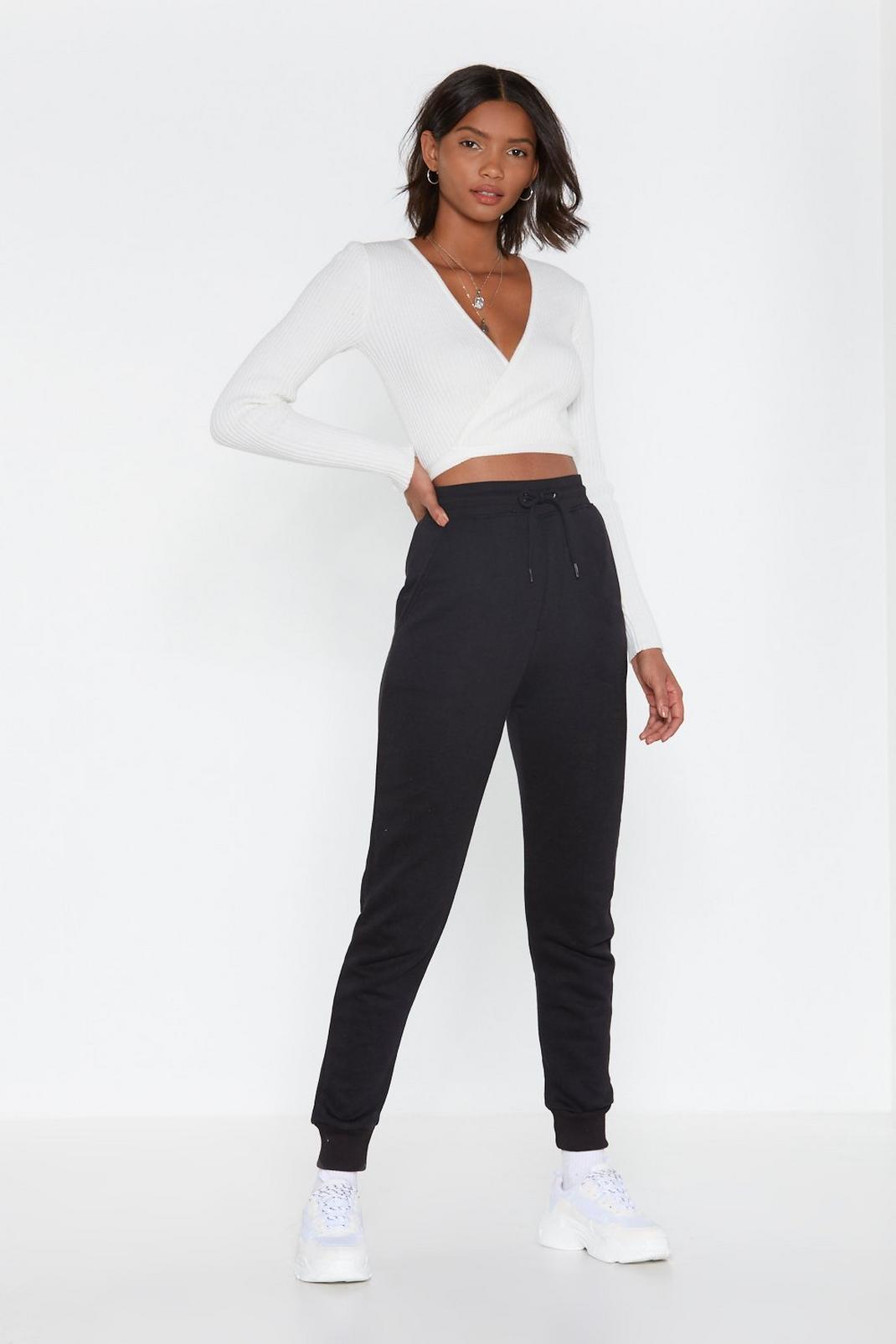 On the Run High-Waisted Joggers image number 1