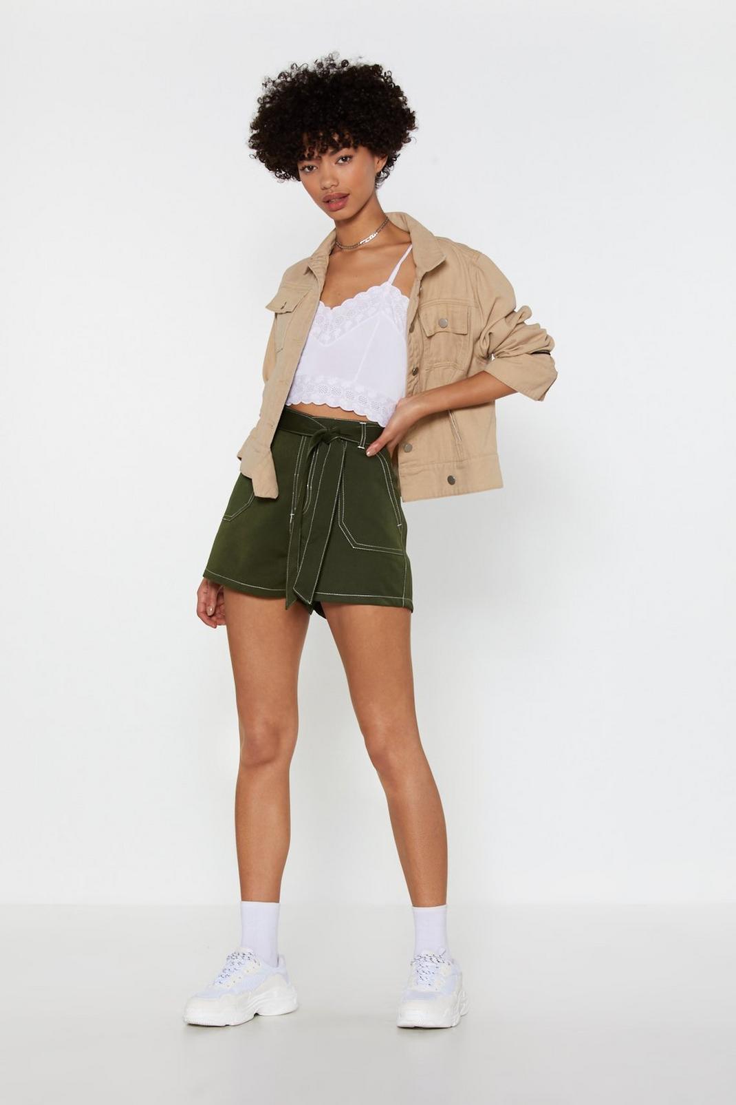 Full Speed A-thread Utility Belted Shorts image number 1