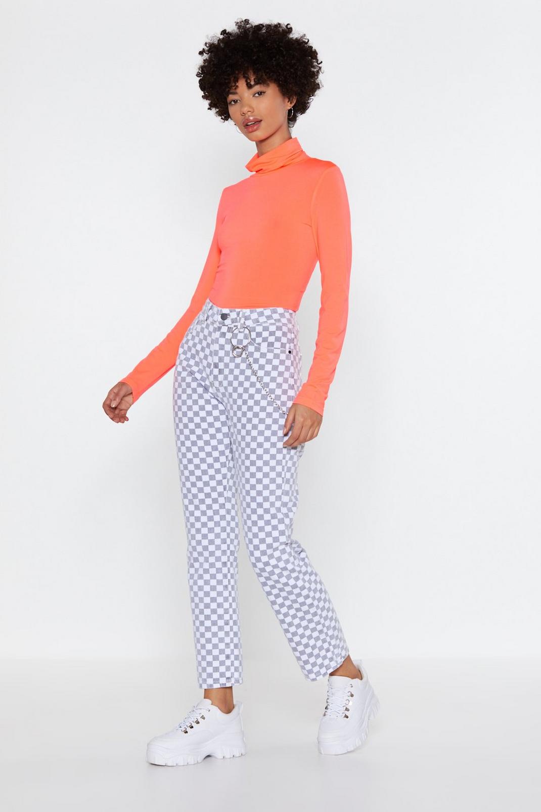 Worth Your Tile Checkerboard Jeans image number 1