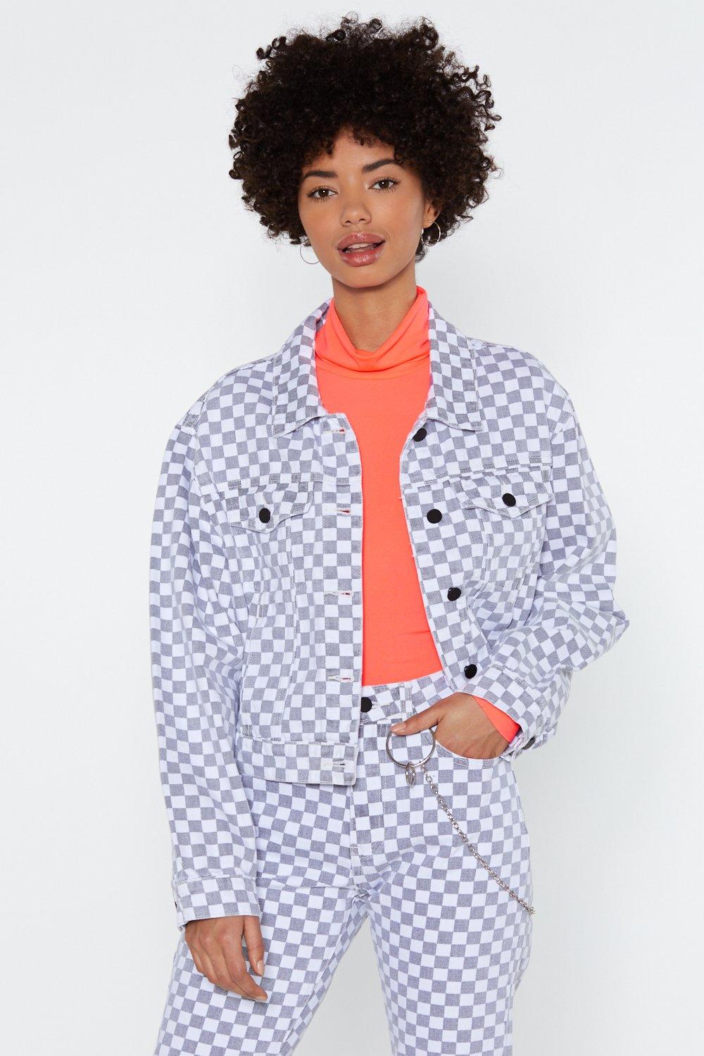 checkerboard jacket
