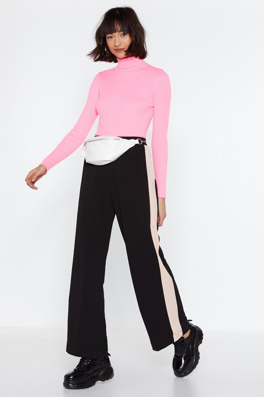 On the Side Wide-Leg Pants image number 1