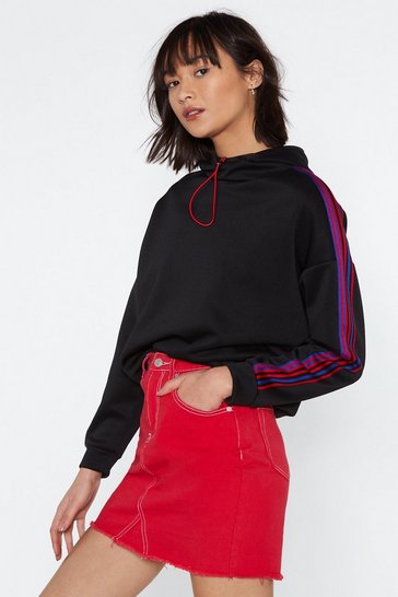 Earn Your Stripes Striped Hoodie | Nasty Gal