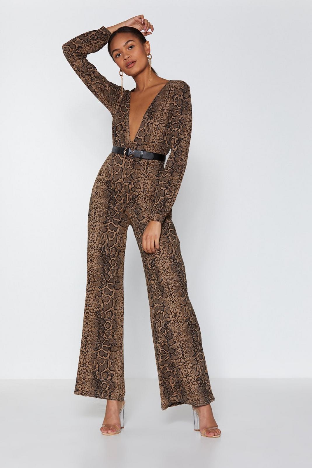 Going Down Snake Jumpsuit | Nasty Gal