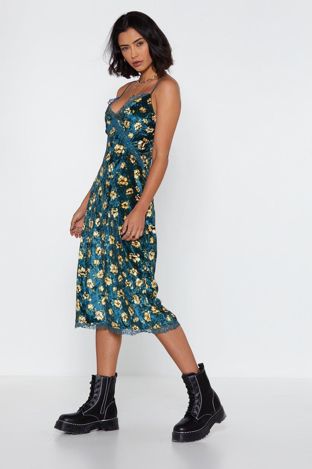 Nasty gal floral clearance dress