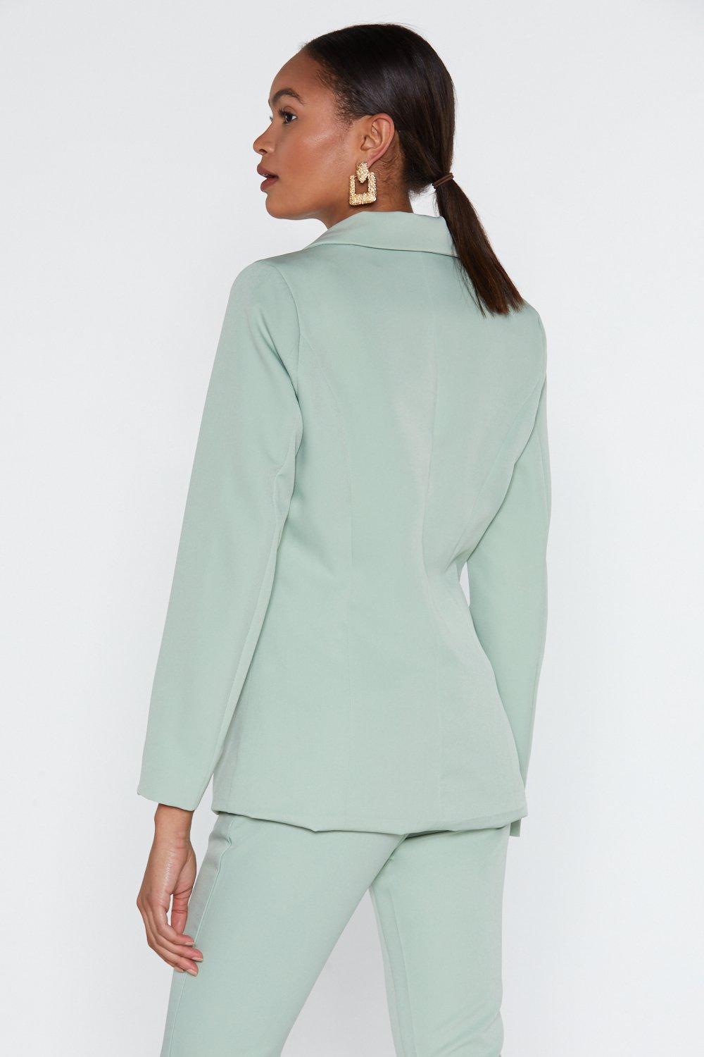 nasty gal green suit