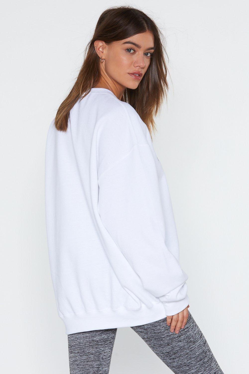 Nasty gal oversized discount sweatshirt