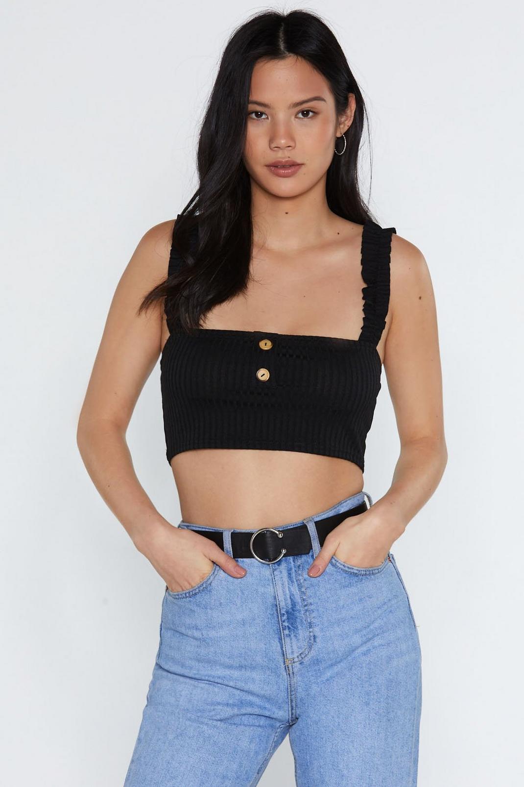 Ruffle Up Crop Top image number 1